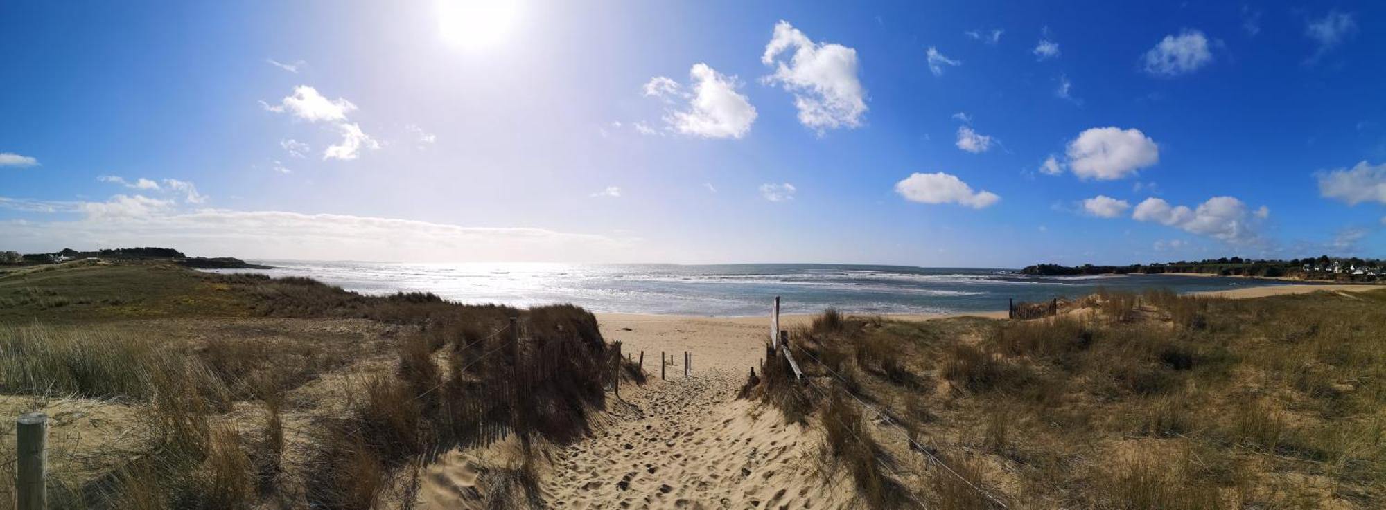 Maisonnette T2 Bord De Mer Guidel Plage Exterior foto